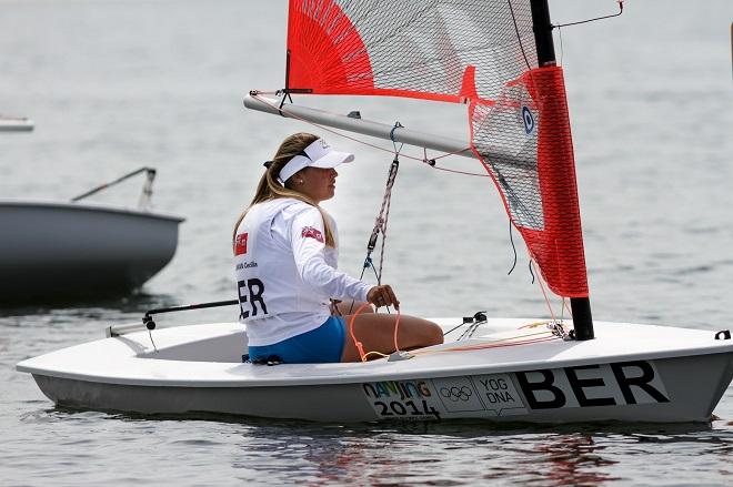 Nanjing 2014 Youth Olympic Games Day two - Cecilia Wollman Bermuda  © ISAF 